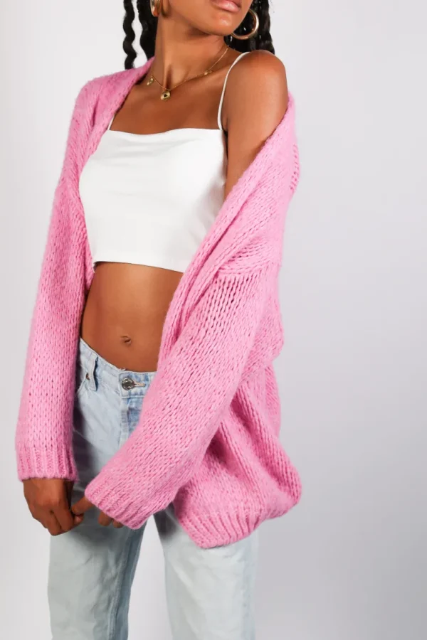 “Keep me warm" vest pink