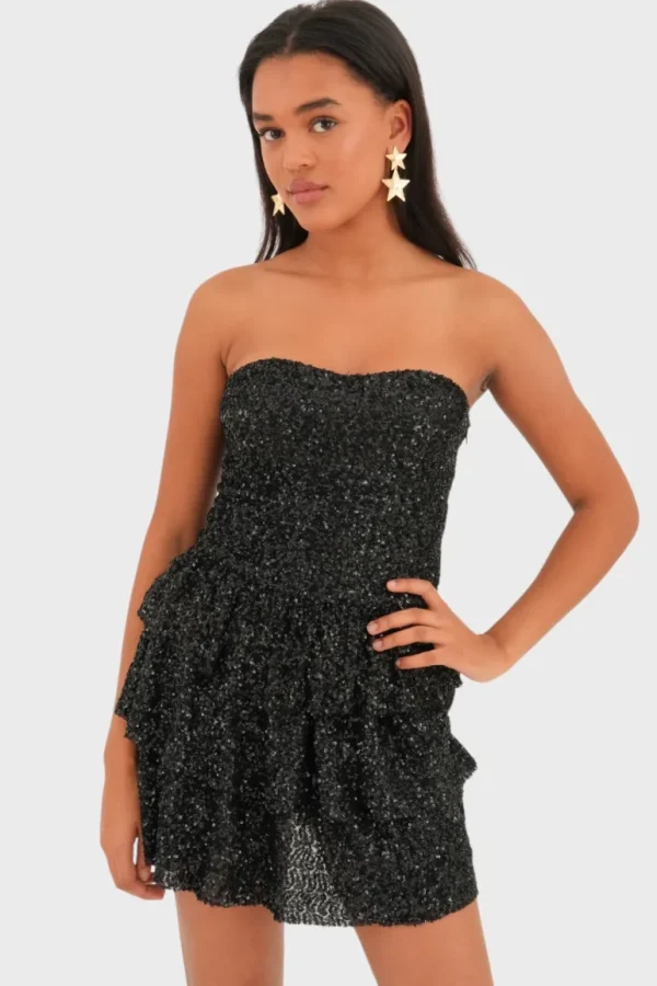 “Nightfall" dress black