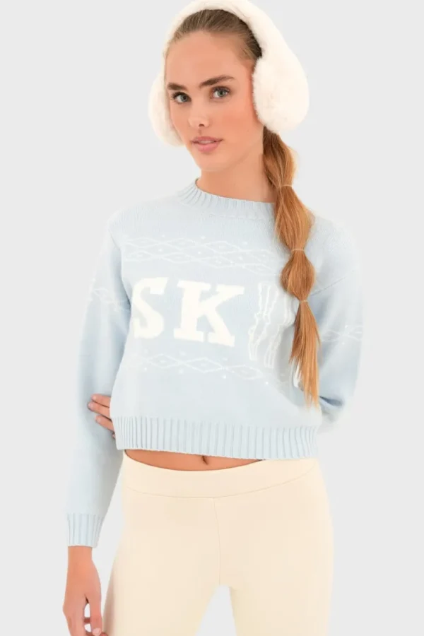 "Apres ski" sweater blue