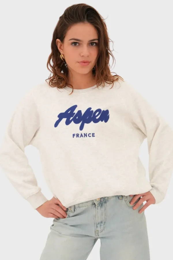 "Aspen" sweater blue