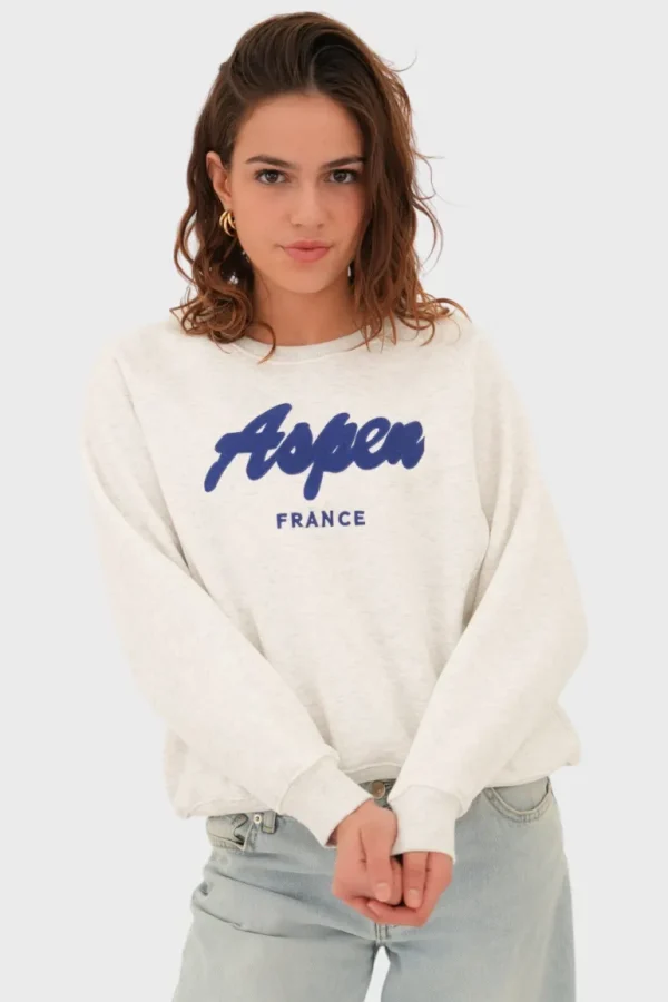 "Aspen" sweater blue