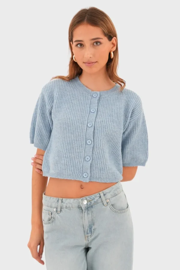 "Aspen" sweater light blue