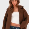 "Autumn" coat brown