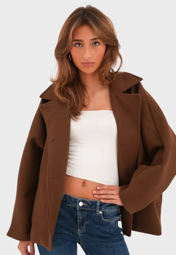 "Autumn" coat brown