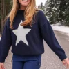 "Big star" sweater navy