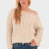 "Cable" sweater beige