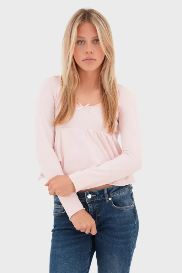 "Charlotte" top pink