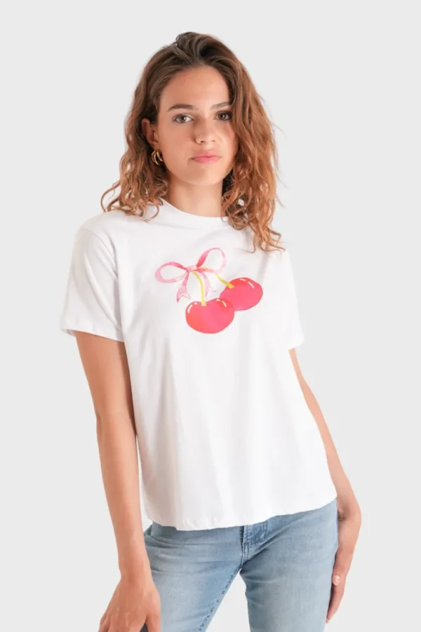 "Cherry bow" t-shirt