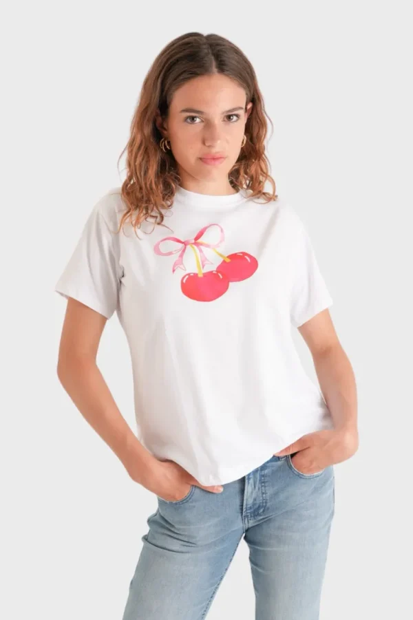 "Cherry bow" t-shirt