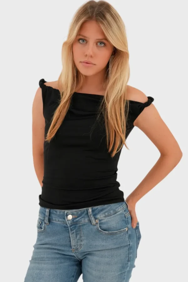 "Classy" top black