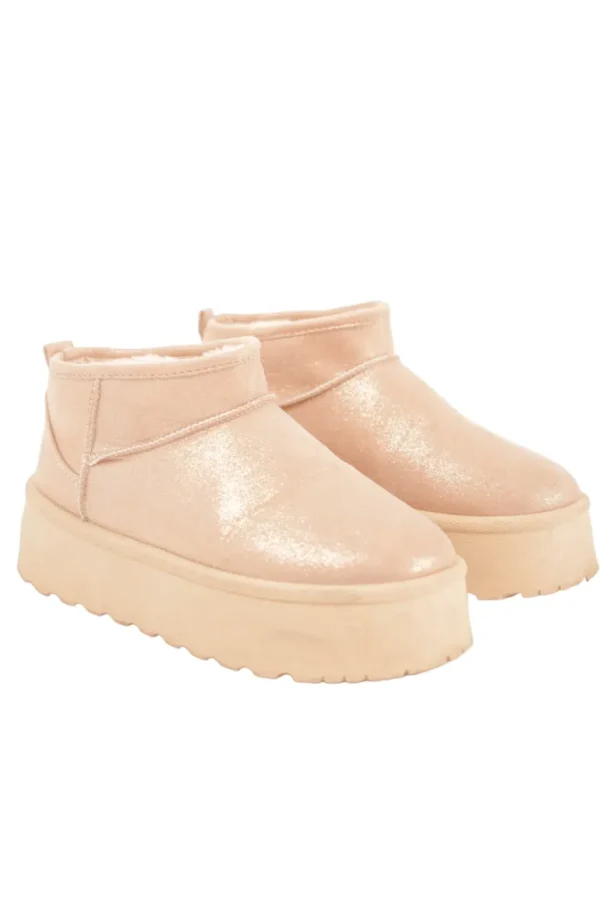 "Comfy" boots gold