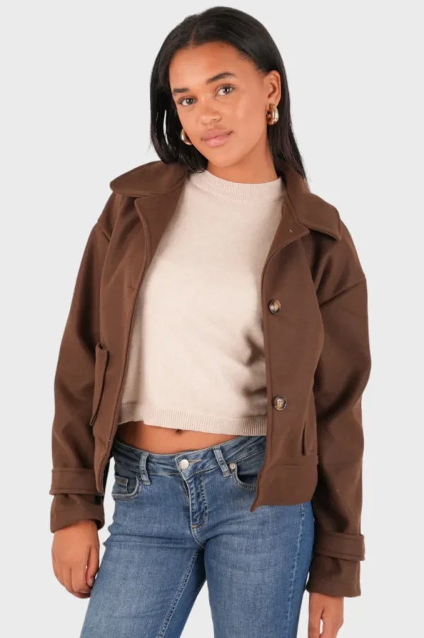 "Copenhagen" coat brown