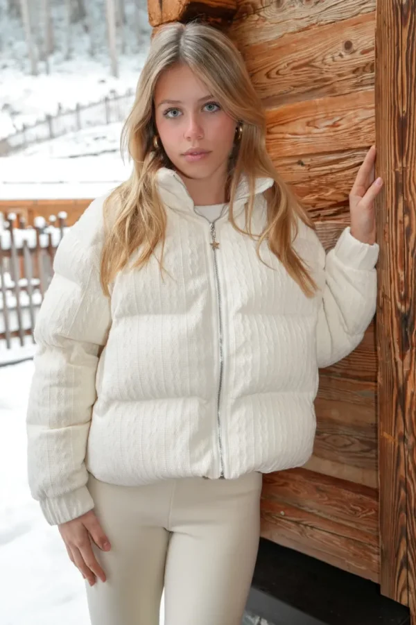 "Cozy" puffer white