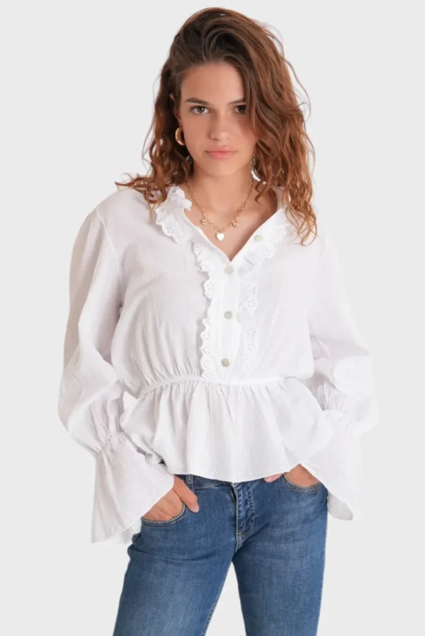 "Dream" blouse white