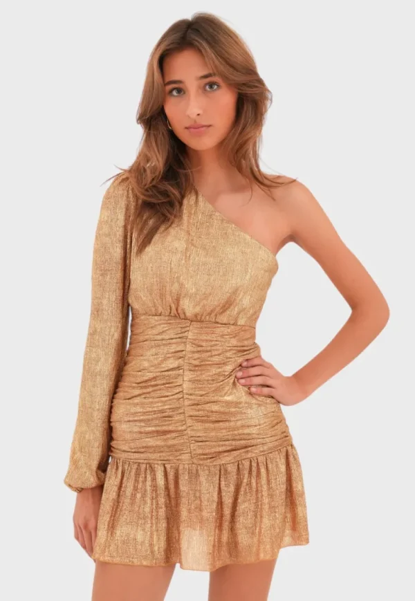 "Dream" dress gold