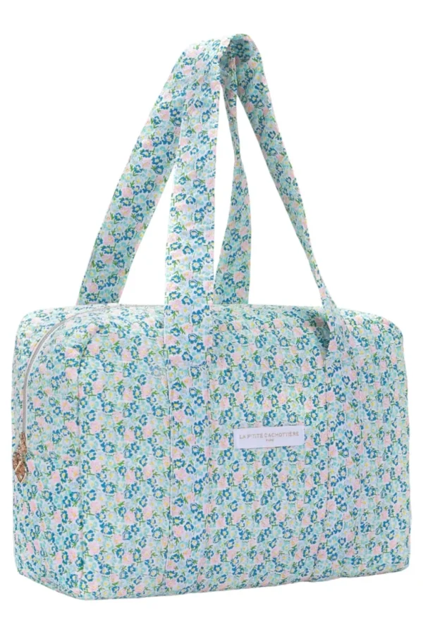 "Flower" bag blue