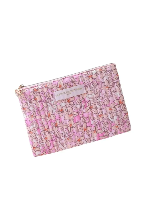 "Flower" pouch pink