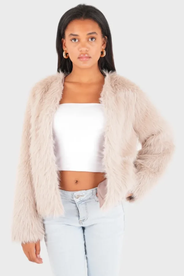 "Furry" coat