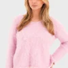 "Furry" sweater pink