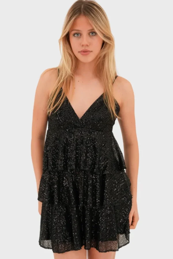 "Glimmer" dress black