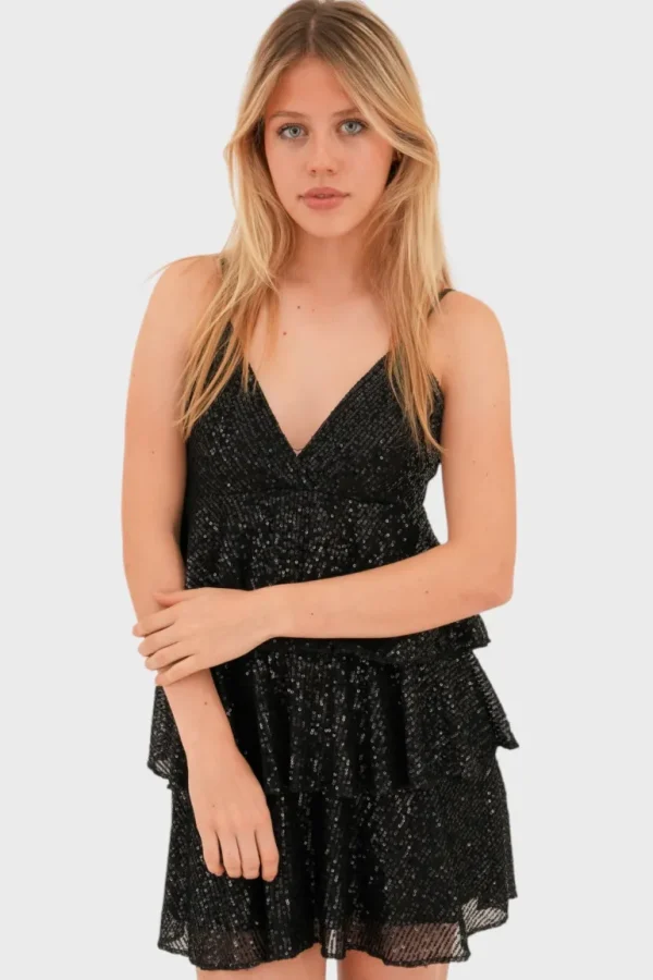 "Glimmer" dress black