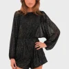 "Glimmer" playsuit black