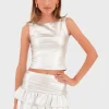 "Glitz" skirt silver