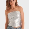 "Glow" top silver