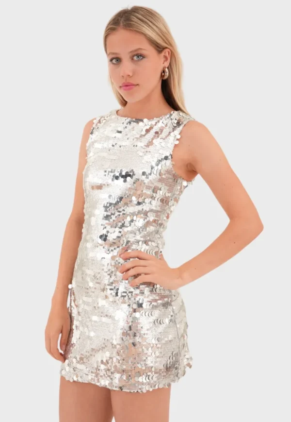 "Going out" dress silver