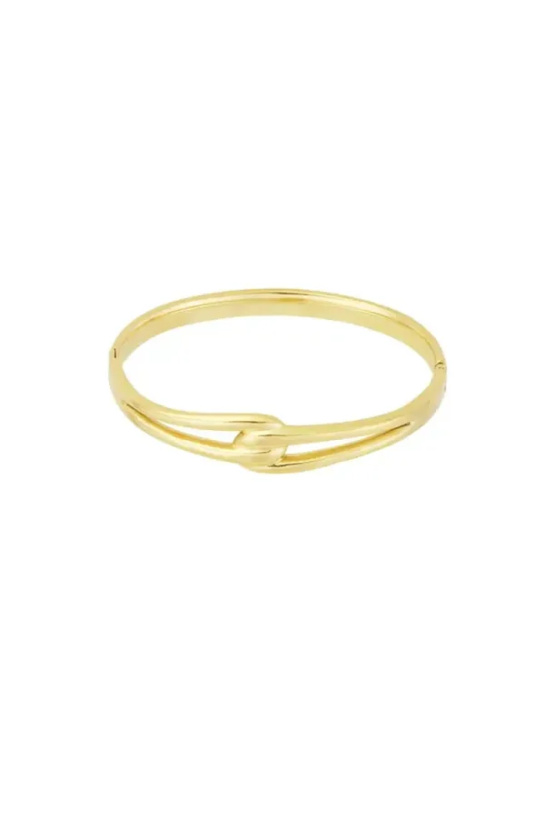 "Golden" bangle bracelet