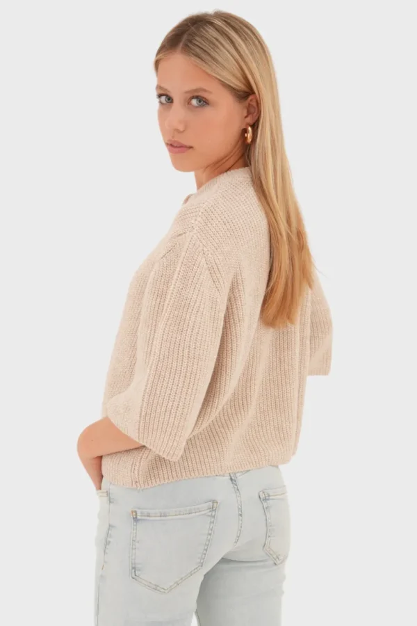 "Grace" sweater beige