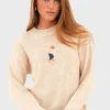 "Hit the slopes" sweater beige