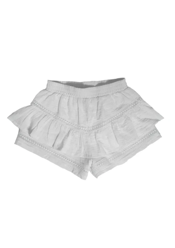 "Junies" short white