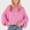 "Keep me warm" sweater pink