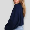 "Keep me warm" sweater navy