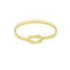 "Knotted" bangle bracelet