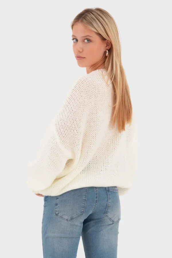 "Lola" sweater white