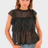 "Lottie" top black