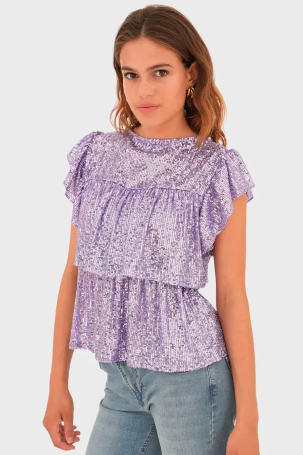 "Lottie" top lila