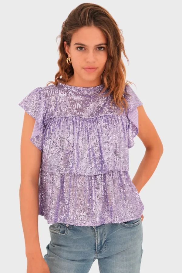 "Lottie" top lila