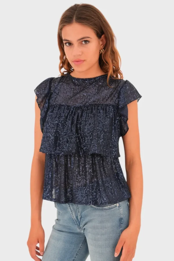 "Lottie" top navy