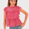 "Lottie" top pink