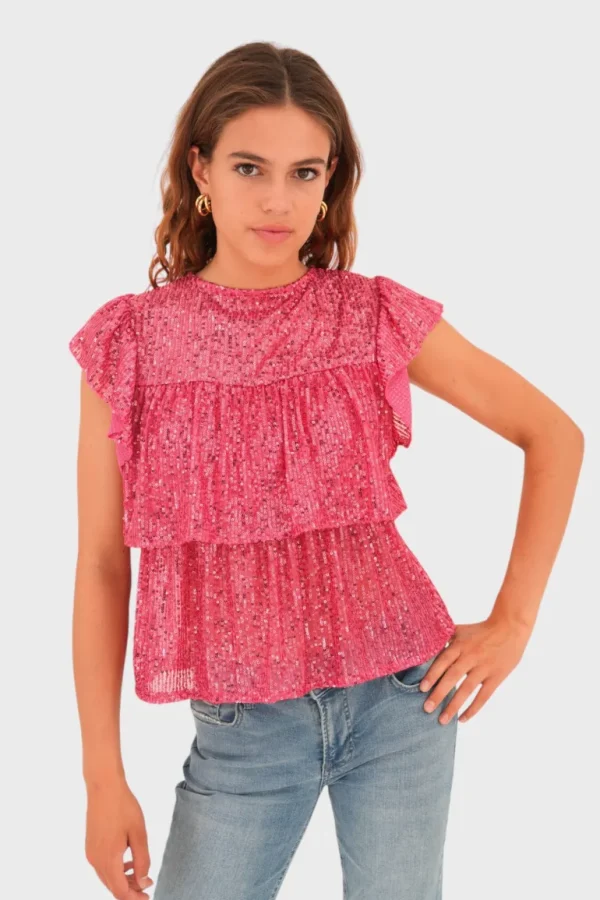 "Lottie" top pink