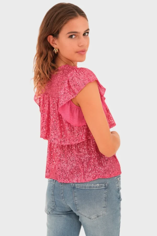 "Lottie" top pink