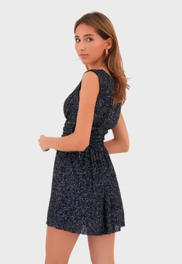 "New York" dress navy