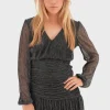 "Night fever" dress black