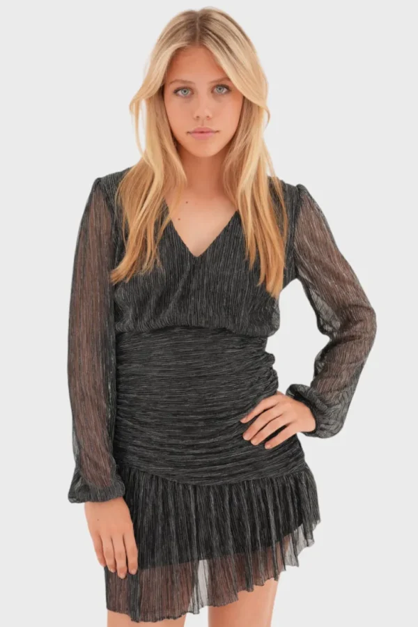 "Night fever" dress black