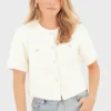 "Penelope" top white