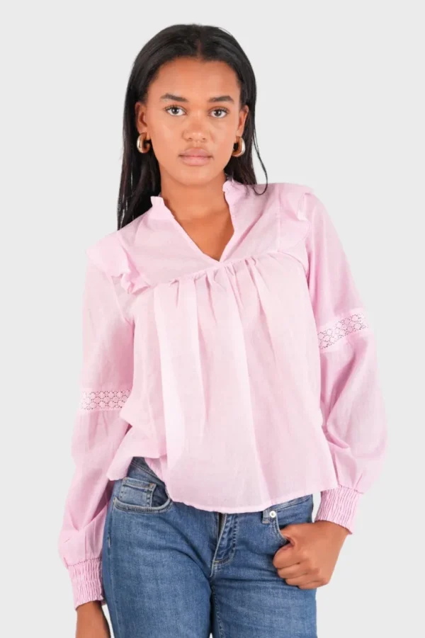 "Pink love" blouse