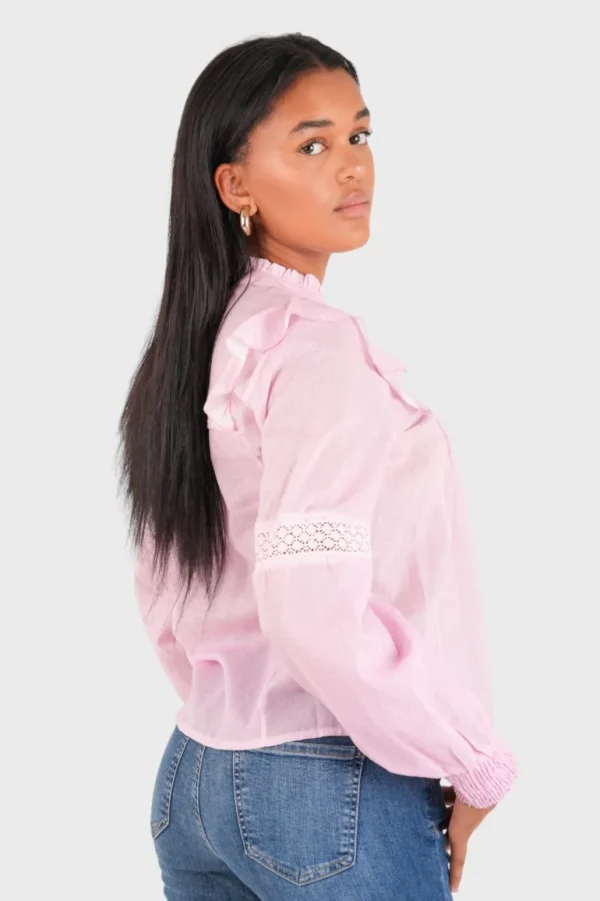 "Pink love" blouse